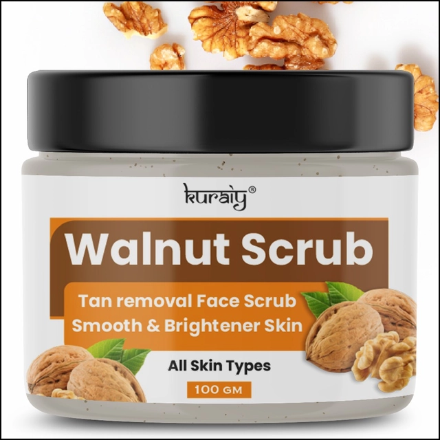 Kuraiy Walnut Tan Removal Face Scrub (100 g)