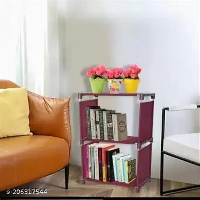 Open Book Shelf (Maroon)