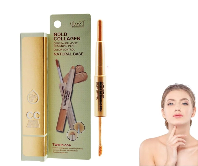 Glam21 Gold Collagen 2-in-1 Concealer (Pack of 1)