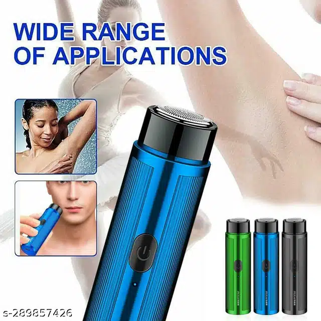 Mini Portable Electric Shaver for Men & Women (Blue)