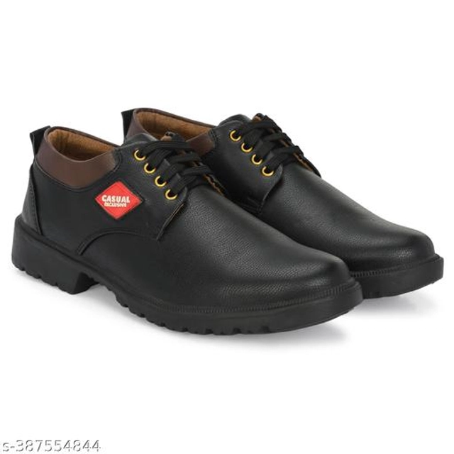 Formal Shoes for Men (Black, 6)