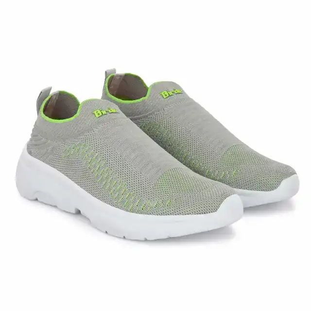 Birde Lightweight Sports Shoes For Mens (Grey, 10) (BRD-638)
