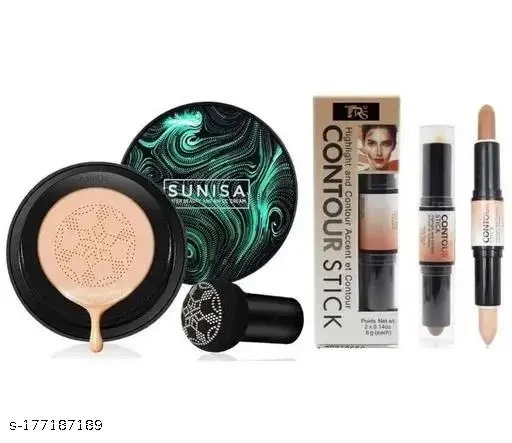 Combo of Sunisa Liquid Foundation & Contour Stick (Set of 2)