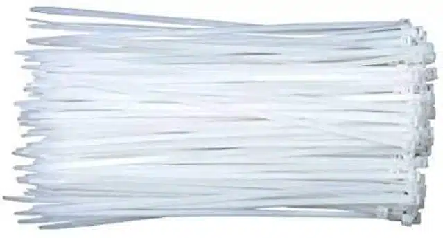 Nylon Cable Ties (White, Pack of 400)