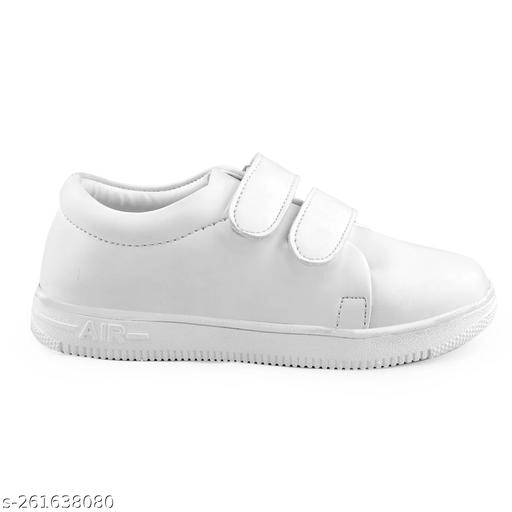 School Shoes for Boys (White, 5-5.5 Years)