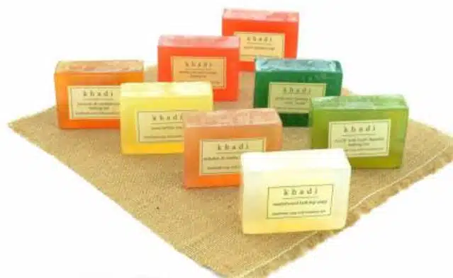 Khadi Herbal Natural Handmade Soaps (Pack of 8)