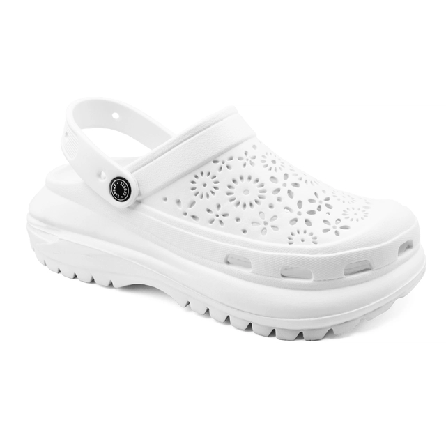 Clogs for Women (White, 5)