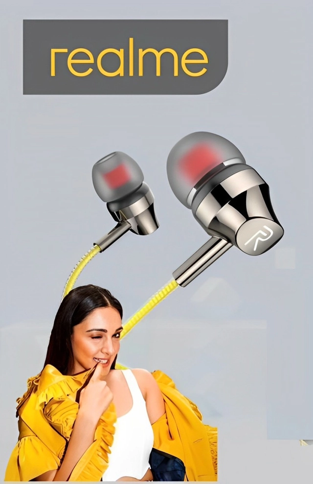 Realme in Ear Wired Earphones (Multicolor)