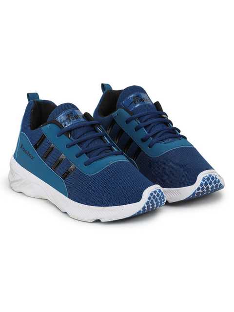 Footox Casual Men Casual Shoes (Teal Blue, 12) (FF-47)