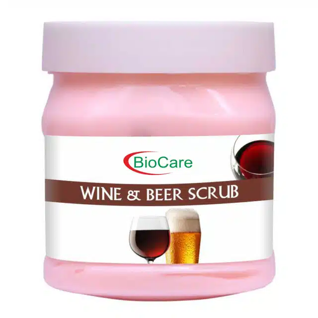 Biocare Diamond Gel (500 ml) with Wine & Beer Scrub (500 ml) (Combo of 2) (A-1209)