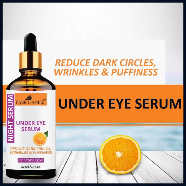 Park Daniel Premium Under Eye Serum & Kumkumadi Tailam Blend of Night Face Oil (Pack of 2, 30 ml) (SE-1847)