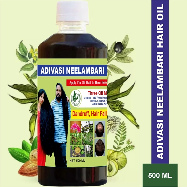 Adivasi Best Ayurvedic Herbal Hair Oil 500 ml