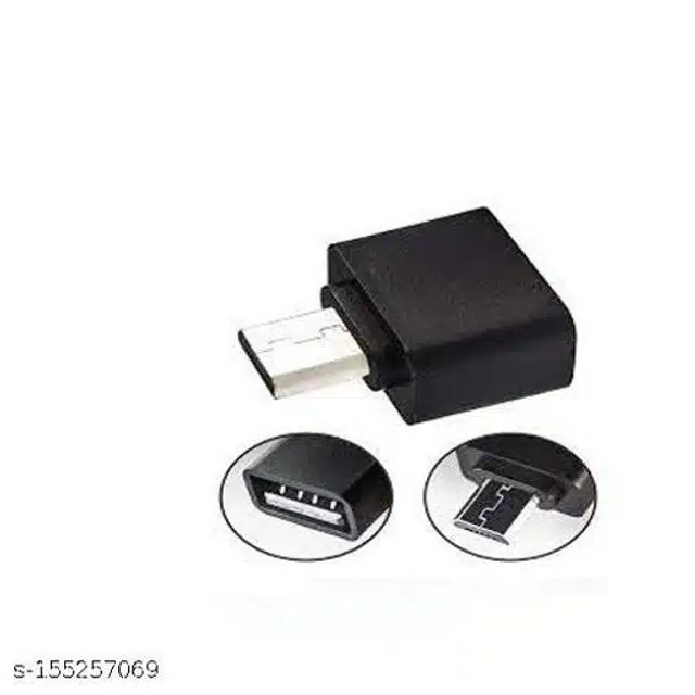 Type B to USB OTG Adapter (Black)