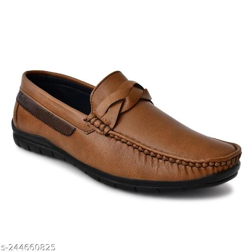 Loafers for Men (Tan, 6)