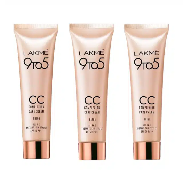 Lakme 9 To 5 CC Cream (Pack of 3, 9 g)