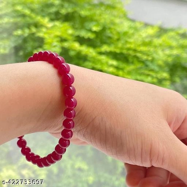 Alloy Bracelets for Women (Red)