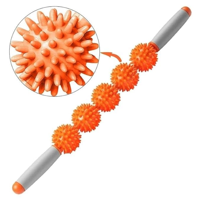 Massage Roller Stick for Relieve Muscles (Orange)