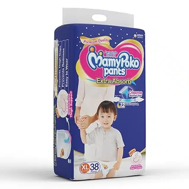 Mamypoko Pants Extra Absorb Large (Pack Of 38)