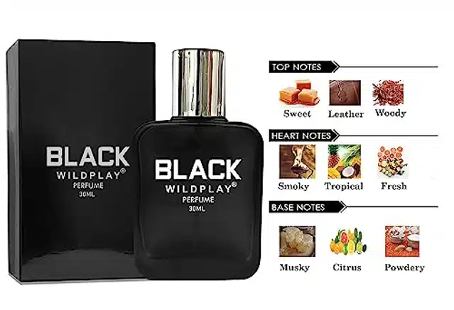 Wildplay Black Perfume for Women (30 ml)