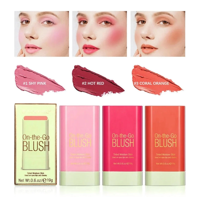 PIXI On-the-Glow Blush Stick (Multicolor, 19 g) (Pack of 3)