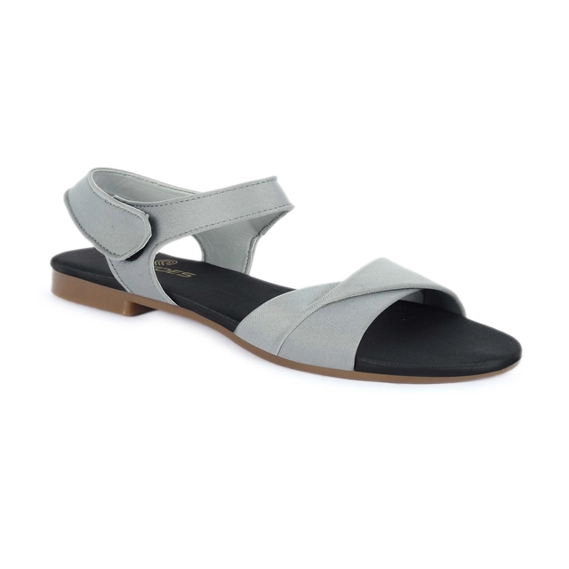 Sandals for Women (Black & Grey, 3)