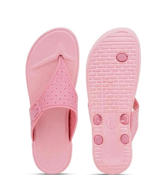 Flipflops for Women (Pink, 4)