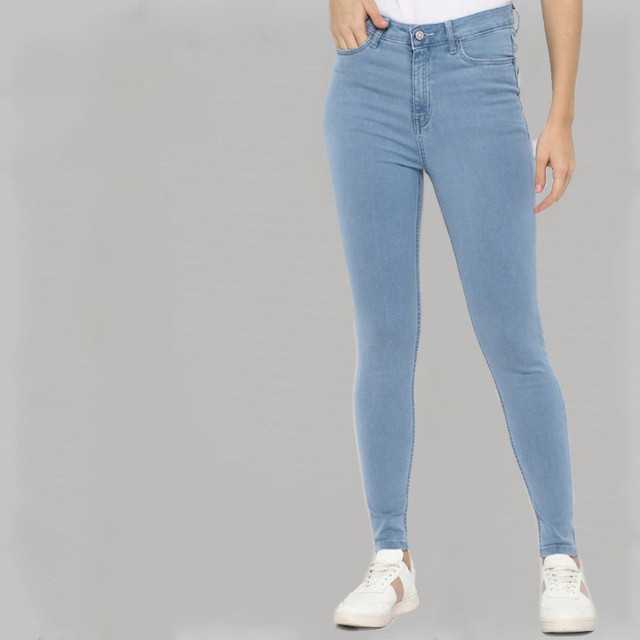 Lezendary Apparels Denim Lycra Blend Womens Jeans (Blue, 28) (LA-86)