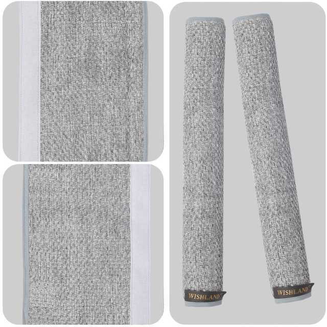 Multipurpose Fridge Handle Cover For Oven Refrigerator & Car (Pack Of 2) (Grey, 6X14 Inches) (A-55)