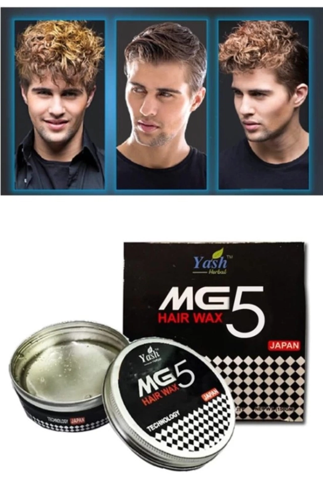 Combo of MG5 Hair Wax (100 g) with Yash Herbal Hair Spray (250 ml) (Set of 2)