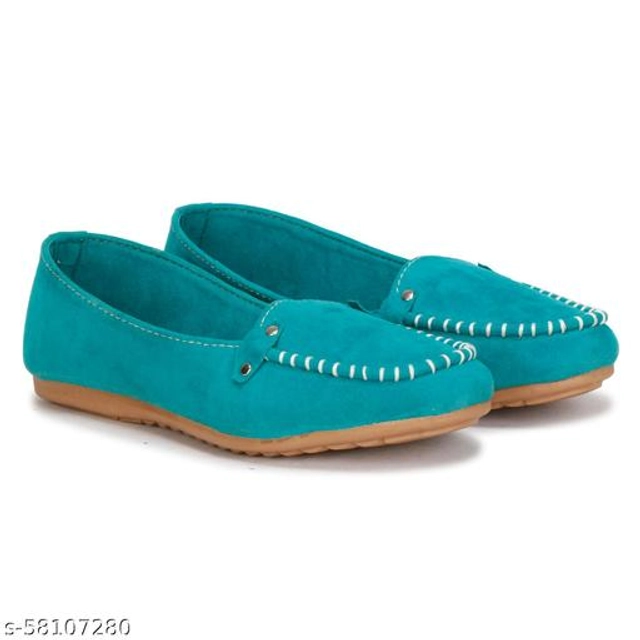 Loafers for Women (Sky Blue, 3)