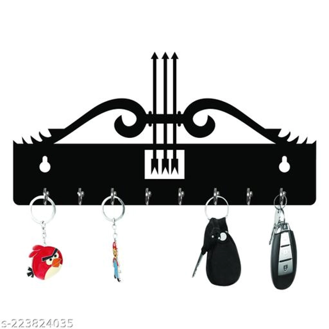 Wooden Key Holder (Black)