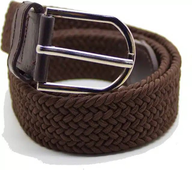 Canvas Belt for Men (Brown, 42)