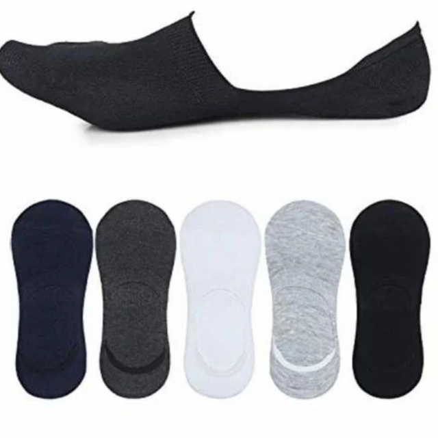 Cotton Solid Socks for Men (Multicolor, Pack of 3)