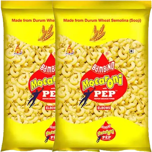 बैम्बिनो मैकरोनी - एल्बो 160 g (Set Of 2)