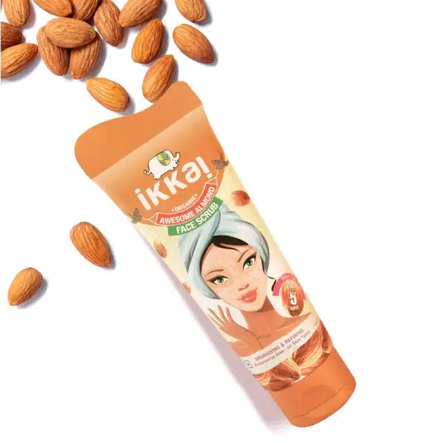 Ikkai Almond Organic Face Scrub (100 g)