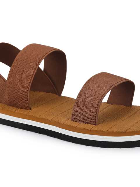 Men's Sandal (Brown, 10) (A-175)