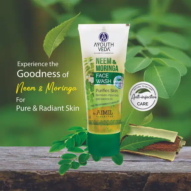 Ayouthveda Neem and Moringa Face Wash 50 g