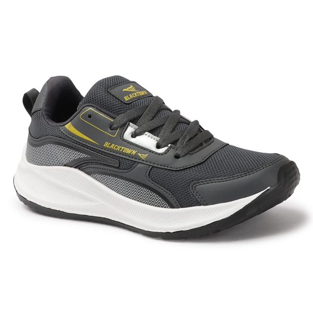 Sports Shoes for Men (Black & Grey, 6)