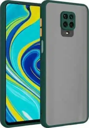 बैक कवर फॉर Mi Redmi Note 9 Pro, Mi Redmi Note 9 Pro Max, Poco M2 Pro (ग्रीन , शॉक प्रूफ )