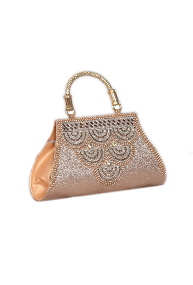 Designer Handbag for Women (Rose Gold)