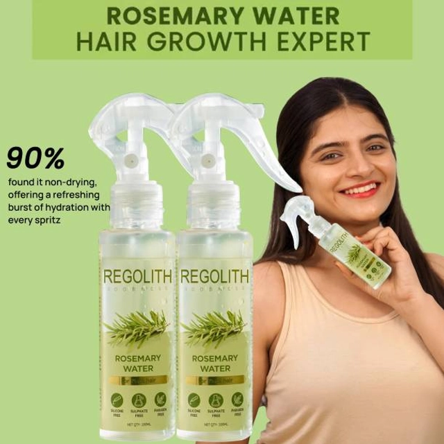 Regolith Organic Rosemary Water Hair Spray (100 ml, Pack of 2)