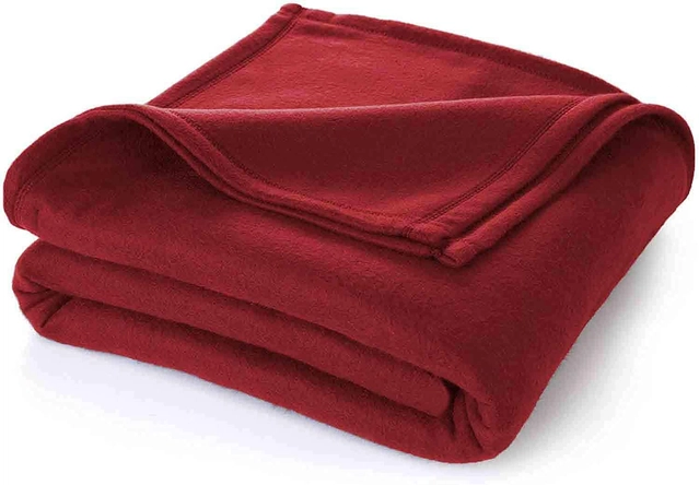 Fleece Blanket  (Red, 60x90 Inches)