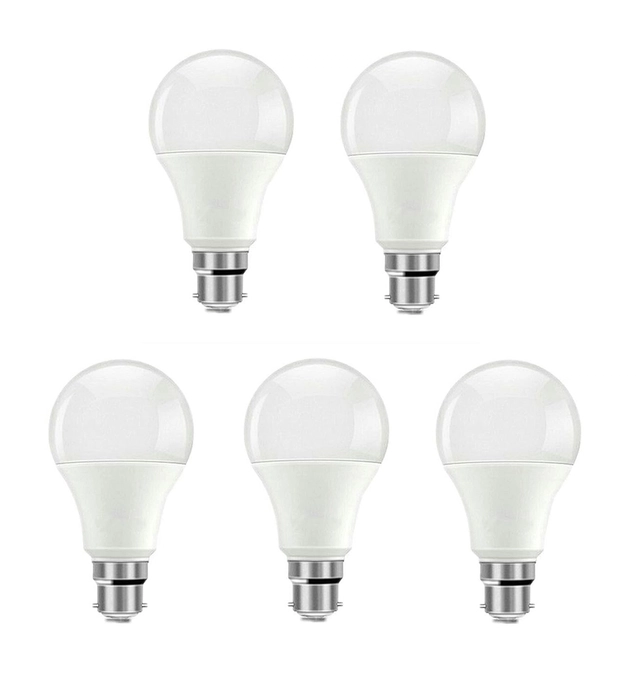 LED Bulb (White, 9 W) (Pack of 5)