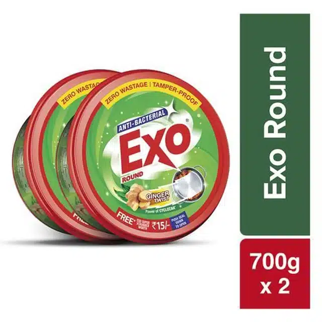 Exo राउंड डिश्वाश बार 2X700 g (पैक ऑफ़ 2)