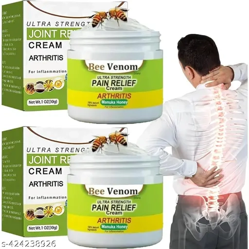 Bee Venom Ultra Strength Joints Pain Relief Cream (30 g, Pack of 2)