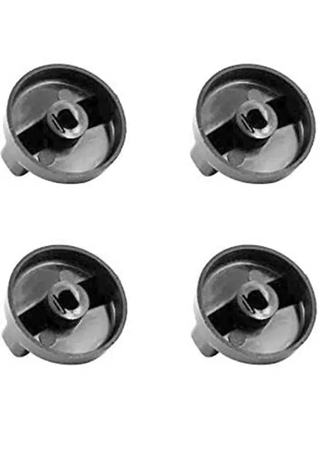 Gas Stove Knobs (Pack of 4, Black)