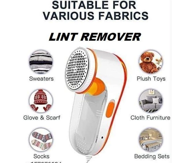 Nova Lint Remover (White & Orange, 100 W)