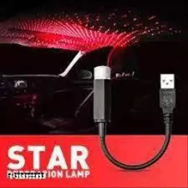 Car Interior Decoration Laser Light (Red)