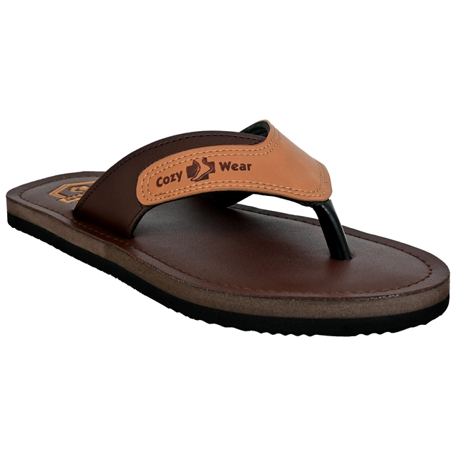 Flipflops for Men (Brown, 6)