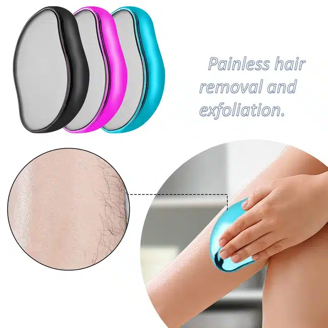 Plastic Crystal Painless & Chemical Free Hair Removal for Men & Women (Assorted) (At-14)